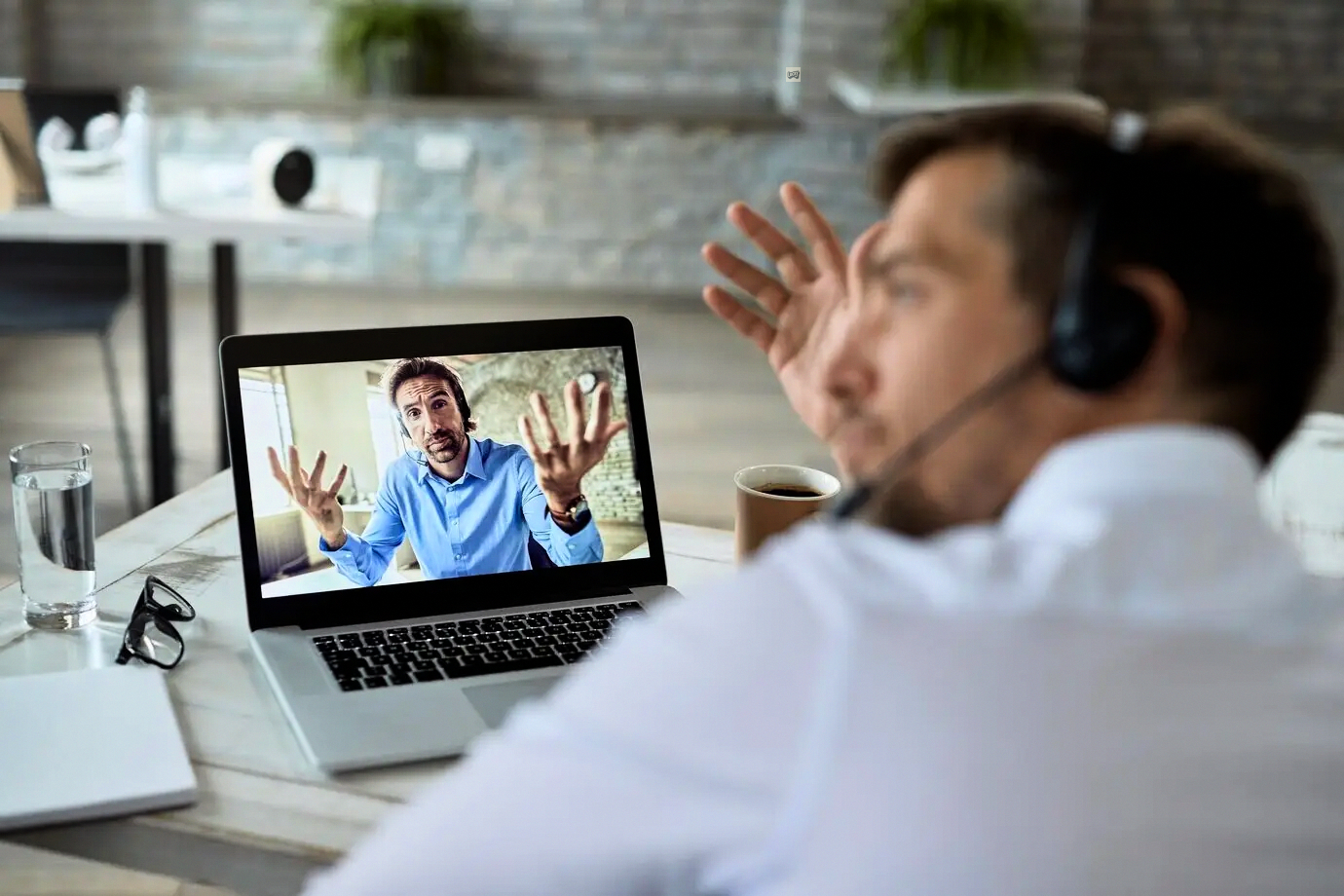 Teams discussing diligence findings